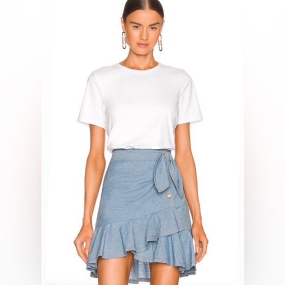 Veronica Beard Dresses & Skirts - Veronica Beard Bari white and denim dress XL